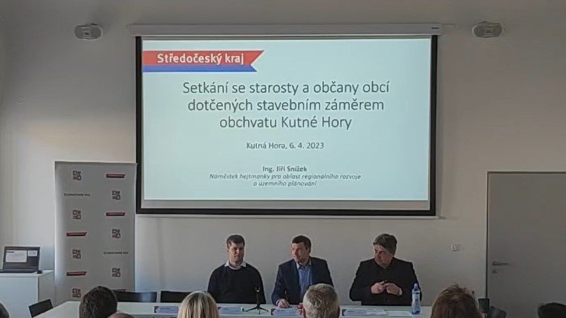 Jiří Snížek zorganizoval setkání se starosty a občany k diskuzi o obchvatu Kutné Hory
